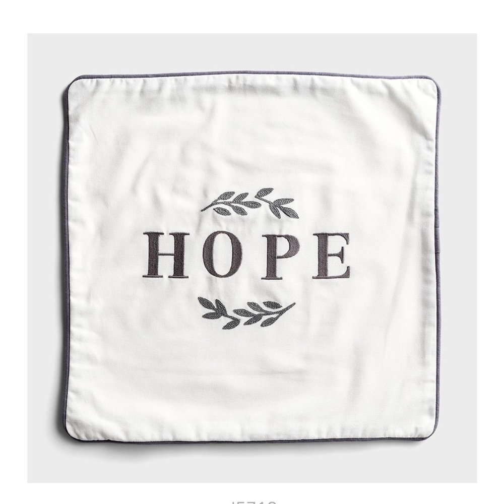 Dayspring Martha & Mary HOPE Pillow Cover